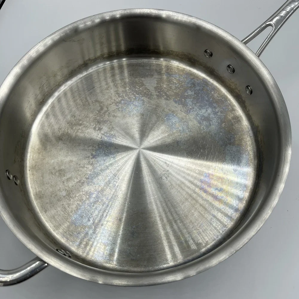 Calphalon Classic Stainless Steel‎ Cookware Saute Pan, 3 Quart Silver